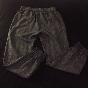 ZARA Charcoal Tweed Jogger Pants / Trousers